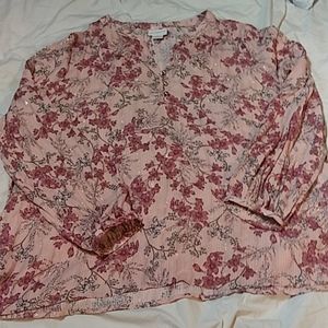 NWOT, Liz Claiborne LS Tunic, Sz. L